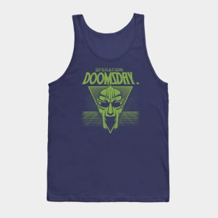 Retrowave Doom Green Tank Top